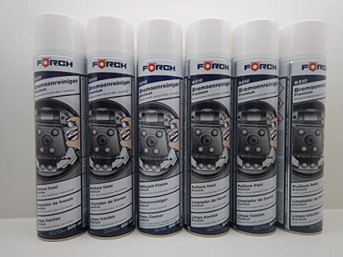 Förch R510 BREMSENREINIGER Premium Reiniger ENTFETTER Spray 600ML (12)