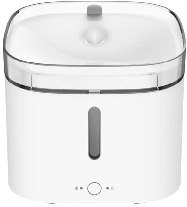Xiaomi Smart Pet Fountain - Fuente automática para Perros y Gatos de pequeño y Mediano tamaño con manantial de Agua circulante, filtrado de 4 etapas, depósito de 2L, App Xiaomi Home, Blanco