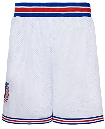 BOROLIN Mens Basketball Shorts Moive 90s Sports Pants with Two Pockets