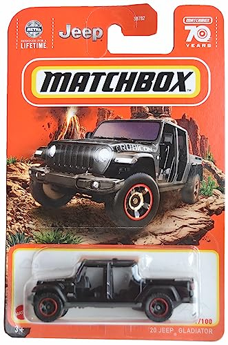 Matchbox Jeep Gladiator '20 Auto Offroad Spielzeugfahrzeug für Kinder (Jungen und Mädchen)