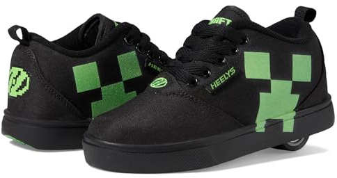 Heelys X Minecraft PRO 20, Nero Nero Verde, 38 EU