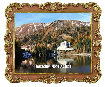 Kühlschrankmagnet Turracher Höhe Österreich 3D Reise Souvenir Kühlschrank Dekoration Magnetaufkleber Handwerk Kollektion