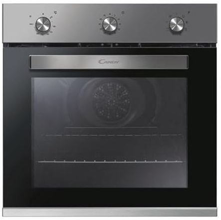 Candy FCDIE206X - Forno elettrico multifunzione, 65 litri, Inox, Classe energetica A+