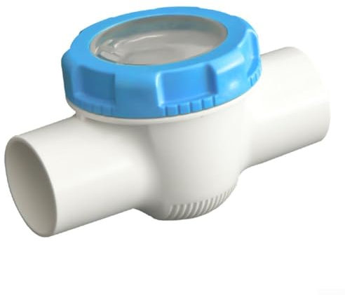 Clapet anti-retour de piscine pour bassin - Accessoires de rechange - Clapet anti-retour visible pour empêcher l'eau de refouler
