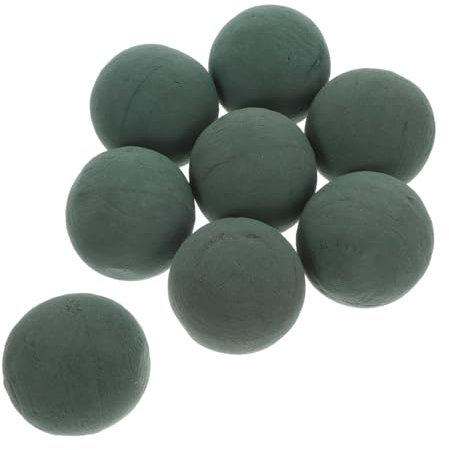 BEBEMOKO Sfere di Schiuma Floreale Rotonde in Schiuma Floreale Bagnata per Bouquet Kit Fai da Te per Composizioni Floreali Centrotavola per Matrimoni Decorazione per La Casa Sfere da 9 Cm