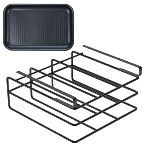 Chopping Board Holder - Hanging Rack Mount, Undershelf Cutting Organizer | Stainless Kitchen Board Stand, Space Saving Booards Rack for Storage Solution For Home Cabinets and Cooking Area