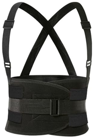 Xanorrg Cinturón De Trabajo Ajustable Con Faja Hombros Para Soporte Espalda Cinturón Soporte Lumbar Poliéster Para Trabajadores Cintura Pesada