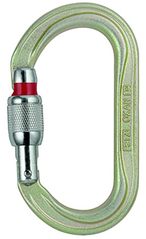 Petzl M72 A SL New Oxan ad alta resistenza moschettone ovale, dimensioni: screw-lock, oro