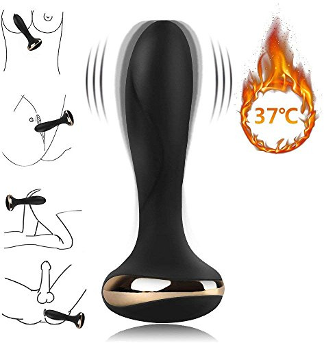 Teazers Vibrateur anal avec fonction chauffante Black One Size