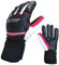 ATTONO Damen Skihandschuhe Leder mit Softshell Ski Race Snowboard Handschuhe - Größe M