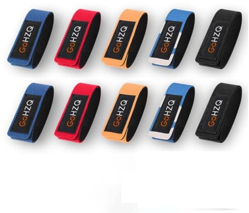 GoHZQ 10 Stück Angelrute Gürtel Elastische Gurte Halter, 5 Farben | Einstellbar, Dehnbar, Angelgerät Krawatte, Magic Band, Outdoor Supplies, Tasche Zubehör