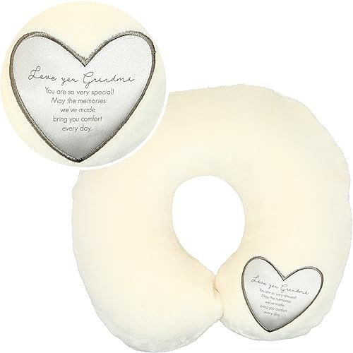 Pavilion Gift Company Love You Grandma - Soft Memory Foam Travel Hospital Stay Neck Pillow