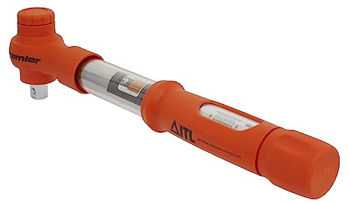 Sealey Calibrated Insulated Micrometer Torque Wrench 1/2 Sq Drive 12-60Nm - STW804