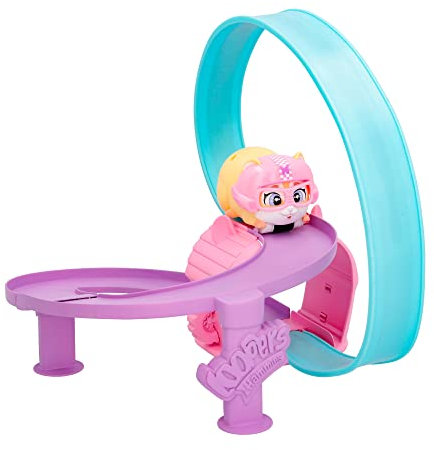 LOOPERS Hammies Cookie Hamster Interactive Vehicle with Circuit that Runs Inside and Out of Your Wheel Toy and Game for Boys and Girls +3 Years