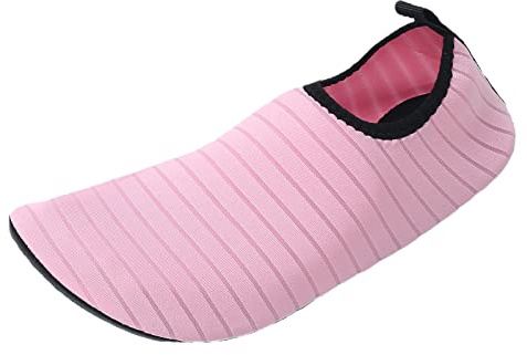 JOMIX Escarpines Mujer Agua Escarpines Acuáticos Zapatos de Buceo Zapatos de Agua para Mujer Secado Rápido Deportes Acuáticos Playa Buceo Natación Surf, Rosa, 36 EU