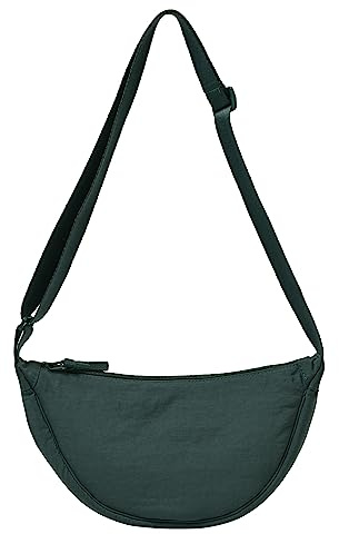 Borsa a Tracolla,Borsa a Tracolla per Donna Borsa a Tracolla Piccola in Nylon a Mezzaluna Morbida Borsa a Tracolla Casual Borsa a Tracolla Zaino a Tracolla