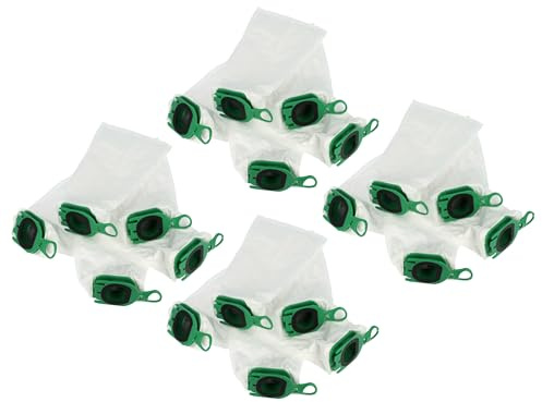 vhbw 20x sacchetto compatibile con Vorwerk folletto FP100, EBB100, VB100 aspirapolvere - 28cm x 23,5cm Bianco