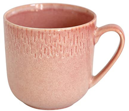 HASMI Kaffeetassen Retro Becher Mädchen Kaffeetasse Keramikschale Kreative Persönlichkeit Frühstück Milch Tasse Rosa Reaktion Glasur Mug