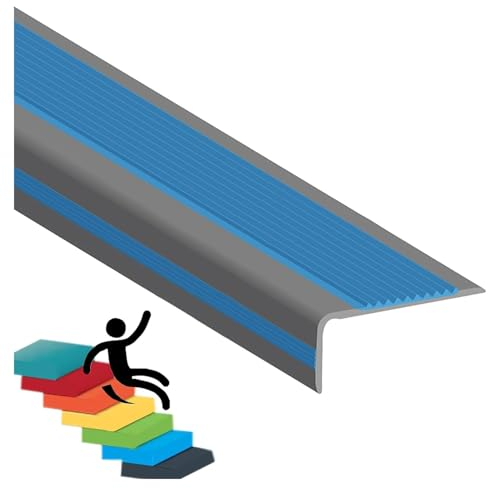 Profili Angolari per Bordi Protezione per il bordo del bordo delle scale, riduttore di protezioni per i bordi del battistrada a forma di L, modanatura di transizione del rivestimento delle scale per i
