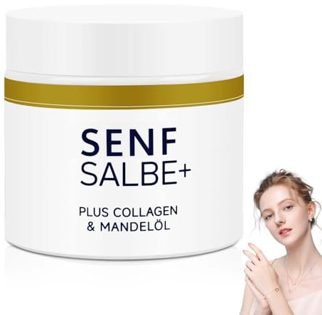 TINGTING Aktiv Senfsalbe Plus, 100g Senfsalbe Gegen Cellulit Senf Salbe Gegen Cellulite Intensive Feuchtigkeitspflege Cellulite Aktiv Senf Creme Cellulite für Oberschenkel Oberarme Bauch