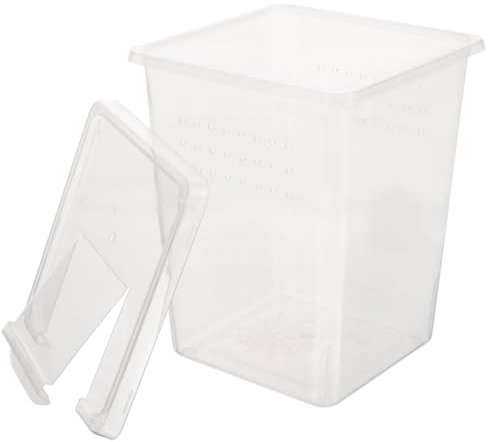 BUGUUYO Reptilienfutterbox Praktische Brutbox Aus Transparenter Insektenfutterbehälter Für Spinnen Eidechsen Frösche Und Andere Kleintiere