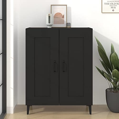 Xichuzi Sideboard Schwarz 69,5x34x90 cm Holzwerkstoff, Kommode Schlafzimmer, Kommoden & Sideboards, Wohnzimmerschrank, Flur Kommode, Zimmer Möbel - 812142