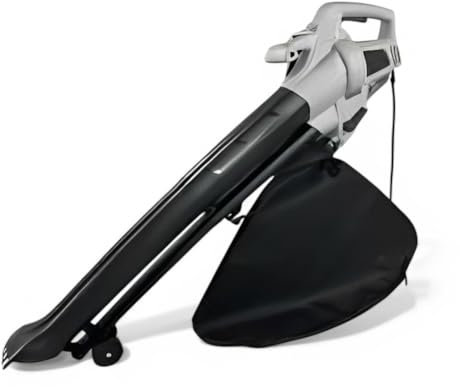 Briconess.com Elektrischer Laubsauger Häcksler 3000 Watt mit Fangsack 35 l.