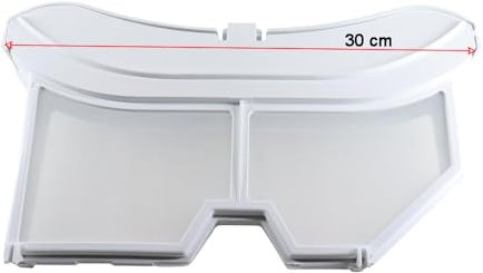 Marel Shop® - Filtro Filacci Lanugine Larghezza 30 cm per Asciugatrice compatibile con Akai Vestel Midea Comfee per Modelli : DC8BW566C - THTD8LIGHT - KWT800 - PROCD8