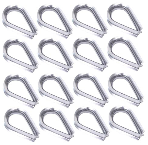 TOPBATHY 50 Pezzi Anello Fissaggio Inossidabile per Protezione Triangolari per Uso Esterno Resistente All Usura e Facile da Installare