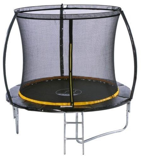AVC Designs Fitness 6ft, 8ft, 10ft & 12ft Trampoline Round Inc Net & Ladder (2025 Curved Shape) (8FT)