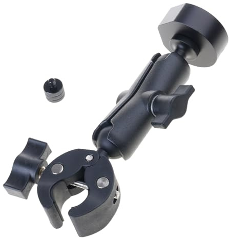 Mount for Satellite Motorhome Ladder Roof Rack Universally Adjustable Angles Clamp Adapter Clamp Rod Holder