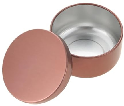 ZYAYNG Barattolo Per Candele 6 pezzi di barattolo latta sigillato portatile rotondo for candele, bottiglie vuote Per Conserva Candele(Color2)