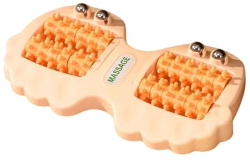 Masserare för fotsula – 26 x 12 x 3 cm tryckpunktsrulle, reflexologi fotverktyg, magnetisk akupuntsstimulering, djup vävnadsstimulator | avslappnande muskelåterhämtningsenhet för inomhus