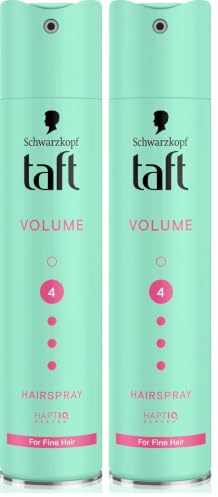 Schwarzkopf taft Haarspray VOLUMEN feines Haar Haltegrad 4 (0.25 l) (Packung mit 2)