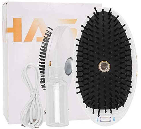 Elektrische Ionische Haarbürste, tragbar, elektrisch, antistatisch, glattes Haar, Massagekamm, Haarbürste