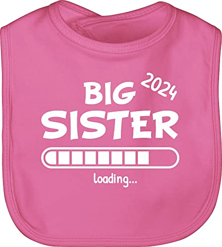 Baby Lätzchen - Große Schwester - Big Sister loading 2026 - Unisize - Pink - schwestern 2025 latz sis 2024 kinderlatz geschenkideen+für+geschwister 2023 grosse werde große+schwester+geschenk