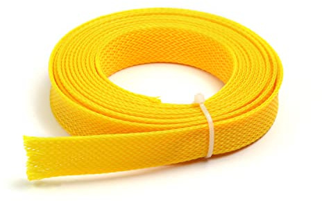 Othmro Manchon de Câble Gaine 3M Souple, Gaine Câble Tressée Extensible, Gestion des Câbles Rangement Tressée Fendue en Pet, Gestion de Câble Réglable, Protection Gestion des Câbles pour TV, PC, USB