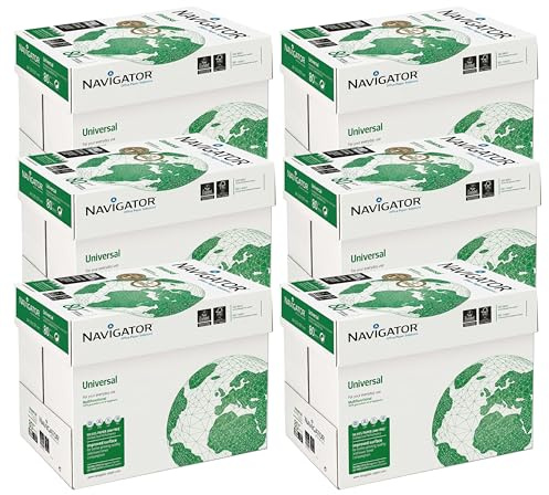 Navigator - Resmas de papel para oficina Premium Universal - Formato A4, 80 gr - 30 resmas de 500 hojas