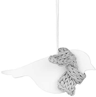Räder Hängendes Ornament Rotkehlchen 7x4,5cm Wolle Weihnachten