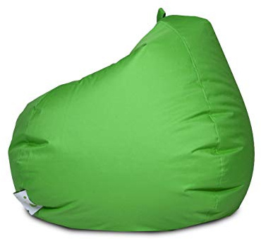 Ecopuf Oscar Sitzsack aus Polyester - Bean-Bag mit Anti-Verlust Reißverschluss und Tragegriff