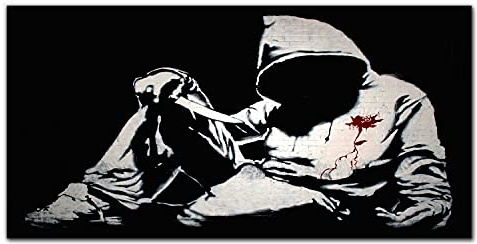 Coloray Crédence de Cuisine 100x50cm Fiable Protection Décoration de Cuisine Murale Dosseret en Verre Trempé Adhésive - Couteau des banques