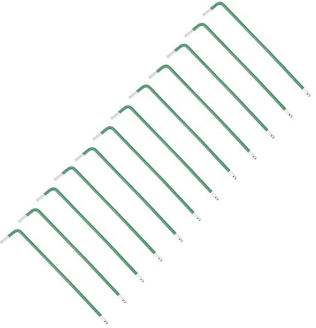QUARKZMAN 12 Stück 2,5 mm Innensechskantschlüssel Satz mit Kugelkopf, metrisch L-förmig mit langem Arm aus S2-Stahl, Reparaturwerkzeug für Fahrräder Möbelreparaturen