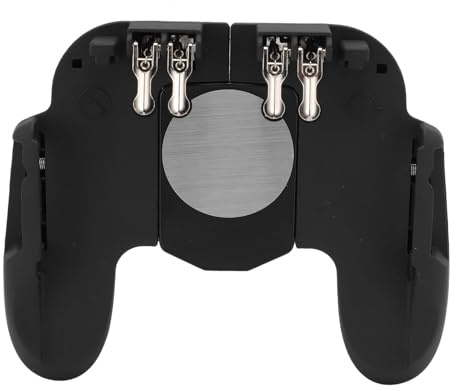 Zerodis Contrôleur de Jeu pour Téléphone, Manette de Jeu Ergonomique, Déclencheur de Contrôleur de Jeu pour écrans D'affichage de 4,7 à 7 Pouces, Déclencheur de Manette de Jeu à 6 Doigts