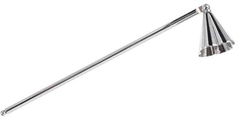 Mipcase Apagavelas Inoxidable Portátil con Mango Ergonómico Herramienta para Apagar Mechas de Velas Aromáticas y Decorativas Accesorio y Seguro para Velas Scented Tealight y Aromaterapia