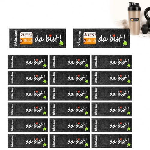 Geschenkverpackung Schokolade 20 Stück Filz Braun 14x5 cm für Riegel Party Hochzeit Dankeschön Feier Dekoration Verpackung