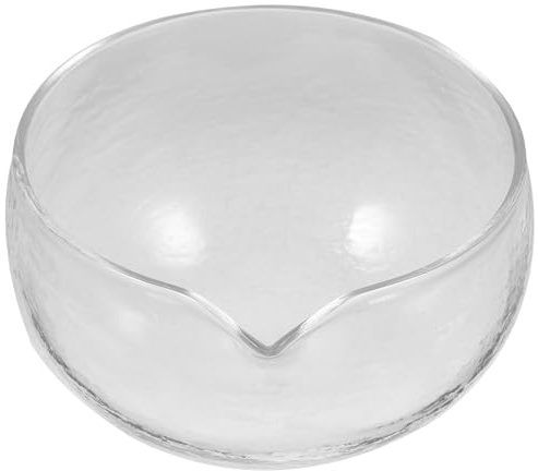 ELAYARD Taza de Té China de Vidrio Transparente para Té Kung Fu Tazón Portátil y Compacto de Vidrio Resistente Adecuado de Flores y Matcha Uso Doméstico