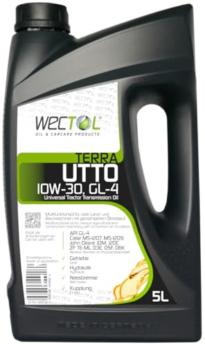 WECTOL Terra UTTO 5L / Universal Tractor Transmission Oil, 10W30, 80W, VG 68, API GL-4