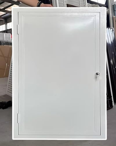 Blazea Trappe de Visite Panneau de Trappe D'accès en Aluminium Isolé 50 60 70 80 90 100 110 120 cm Grand Panneau de Trappe D'accès pour Cloisons Sèches(40x65cm)