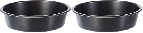 PADERNO Moule À Gâteau Anti-Adhérent Uni Rond 16 Cm Moule À Manqué (Lot de 2)