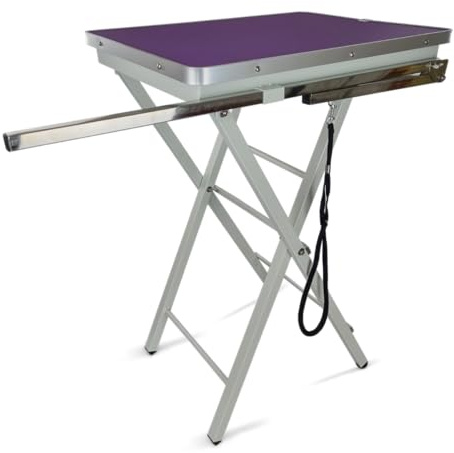 Topmast Tavolo da toelettatura Showtime - Regolabile - Pieghevole - Viola - 60 x 45 x 82 cm